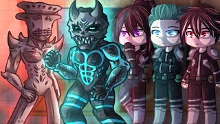 Defense Force React To Kaiju No 9  Kaiju No 8  Gacha React [upl. by Aneleairam]