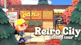 NYCInspired Retro City Island Tour in ACNH [upl. by Fairley]