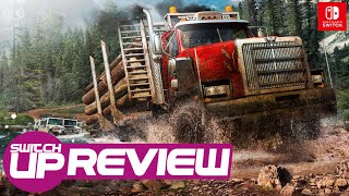 Spintires MudRunner American Wild Nintendo Switch gameplay [upl. by Boyd]