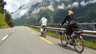 Walensee Strasse Von Walenstadt Nach Mühlehorn  Churfirsten [upl. by Leesen397]