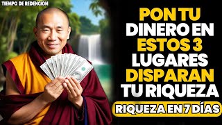 3 Lugares en tu Casa que Disparan tu Riqueza si Pones Dinero en Ellos  Enseñanzas Budistas [upl. by Anastasie]