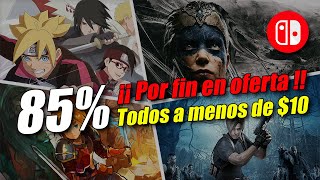 ¡¡LÍMITE 48 HORAS 15 JUEGAZOS por menos de 10 Dólares o Euros Ofertas Nintendo Switch Eshop [upl. by Atul]