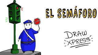 EL ORIGEN DEL SEMÁFORO 🚦  Draw My Life [upl. by Rise]