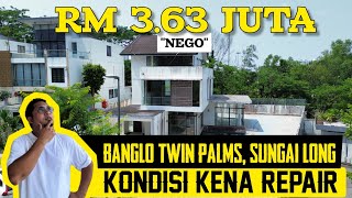 Rumah dah 10 tahun ditinggalkan berbaloi ke untuk beli  Twim Palms Sg Long [upl. by Apostles]