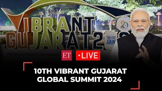 PM Modi inaugurates Vibrant Gujarat Summit 2024 in Gandhinagar Gujarat  LIVE [upl. by Magan]