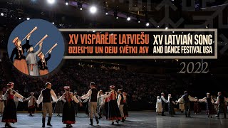 XV VISPĀRĒJIE LATVIEŠU DZIESMU amp DEJU SVĒTKI  Latvian Song Festival in St Paul MN  2022 [upl. by Enyal]