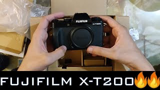 Fujifilm XT200 HINDI Unboxing 🔥🔥🔥 Black Noir [upl. by Mulloy]