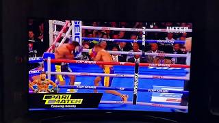 Ломаченко Vs Кролла нокаут 4раунд  Vasyl Lomachenko Vs Anthony Crolla Knockout 4rnd 2019 [upl. by Enilecram]