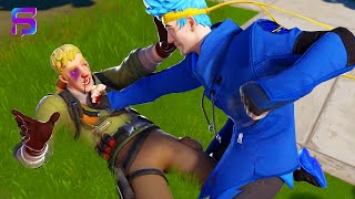 NINJA BEATS UP TFUE and gets his REVENGE  Fortnite Film [upl. by Mchugh]