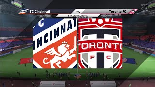 FIFA 23  FC Cincinnati vs Toronto FC  Stadion Europa  Gameplay [upl. by Hertz220]