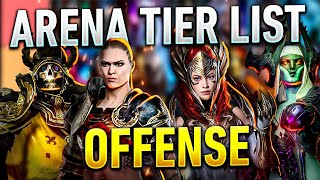 2023 Arena Offense Tier List for RAID Shadow Legends [upl. by Isola]