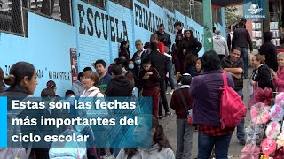 Días festivos vacaciones y puentes así quedó el calendario escolar 2023 2024 [upl. by Spratt808]