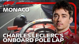 Charles Leclerc’s Pole Lap  2024 Monaco Grand Prix  Pirelli [upl. by Booze]