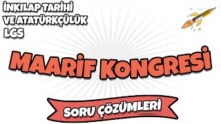 LGS 2022 İnkılap Tarihi ve Atatürkçülük  Maarif Kongresi Konu Tekrarı Soru Çözümleri [upl. by Uhayile]