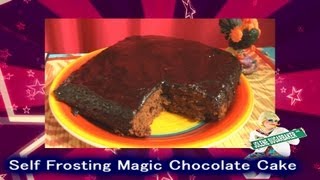 Self Frosting Magic Chocolate Cake [upl. by Enimaj]