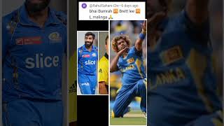 Bumrah vs Breet lee vs Malinga trendingshorts cricket bowlerincricket [upl. by Cand541]