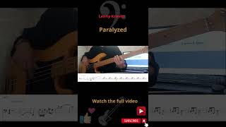 Lenny Kravitz guitarcover basscoverwithtabs music Lenny Kravitz paralyzed cover [upl. by Lucia610]