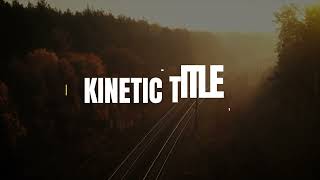 Kinetic Titles  Adobe Premiere Pro Template [upl. by Eceined]