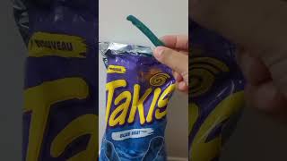 Yay or nay Takis blue heat snacks desilifeincanada canadavlog shorts asmr [upl. by Lauryn]