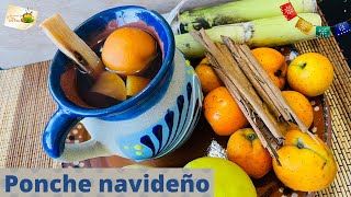 Ponche navideño tradicional deliciosa RECETAS NAVIDEÑAS DELICIOSAS [upl. by Raine]