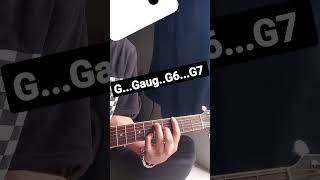 chord G progress guitarlesson tutorialchordgitar chords shorts [upl. by Suraved]