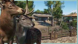 Mixed Deer Habitat  Mayberry Park Zoo  Planet Zoo Speed Build [upl. by Stanley864]