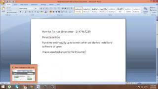 How to fix runtime error 2147467259 [upl. by Ahsonek560]