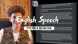 How to Get a DISTINCTION In Your GCSE English Language Speech [upl. by Bauer]