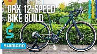 Building the Ultimate Custom Bike with GRX 12SPEED components  SHIMANO [upl. by Motch]