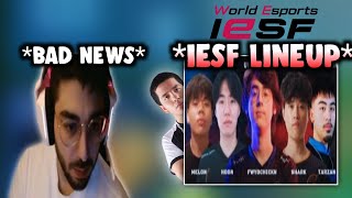 MOBAZANE HAS BAD NEWS ABOUT THE NA IESF LINEUP  😮 [upl. by Sophronia]