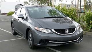 2013 Honda Civic EX Drive Review and Road Test [upl. by Zumstein129]