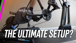 Wahoo KICKR MOVE  KICKR CLIMB  The Ultimate Pain Cave Setup [upl. by Clarance]