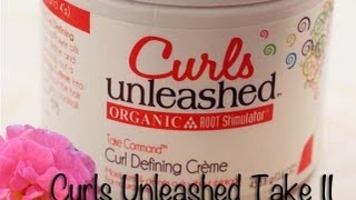 Curls Unleashed Curl Defining Creme Take II [upl. by Yrret]