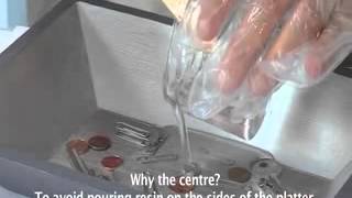 Διάφανη Ρητίνη Χύτευσης Pebeo  Gedeo  How to work with the Crystal Resin [upl. by Hayarahs]