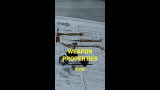 Weapon Properties  Star Wars 5e SW5e Beginners Guide [upl. by Enomad23]