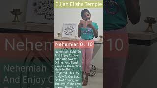 Nehemiah 810 from Bethel AG Church International Worship Centre Calendar Daily Verses By Tarishi [upl. by Lyndell]