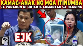 🔴 KAMAGANAK ng mga ITINUMBA noong PANAHON ni DUTERTE LUMANTAD sa HEARING  Jevara PH [upl. by Pogue]