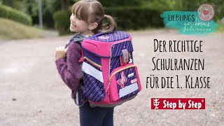 Richtiger Schulranzen für die 1 Klasse  Kinder fit für den Schulstart [upl. by Licastro733]