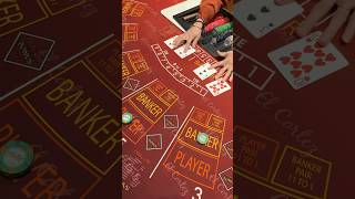 Betting against bluff😂 lasvegas casino baccarat blackjack gamble shorts [upl. by Ahsekin319]