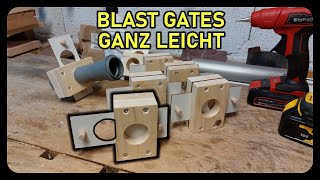 Blast Gates für die Absaugung bauen ganz leicht gemacht  Werkzeugvortes [upl. by Adnavoj920]