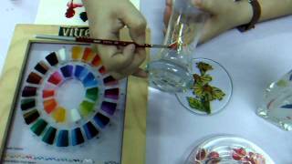 牧莎DIY手藝教室Glass Painting 玻璃彩繪 [upl. by Irene]