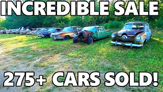 Massive Collector Car Auction Recap OVER 275 Old Cars amp Trucks SOLD Projects Parts and MORE [upl. by Hiett557]