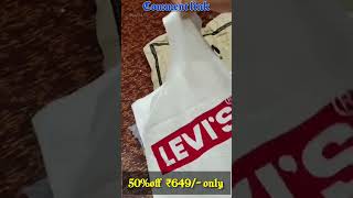 Levis Brand logo printed pure cotton Tshirt under 649 viralvideo viralshorts menswear [upl. by Jolda]