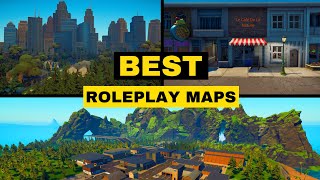 TOP 3 BEST FORTNITE ROLEPLAY MAPS WITH CODES Fortnite Creative [upl. by Suirtimid]