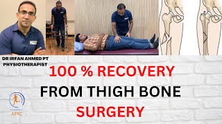 Learn Everything About Rehabilitation Exercises and Recovery For thigh bone fractureUrdu Hindi [upl. by Lemrac]