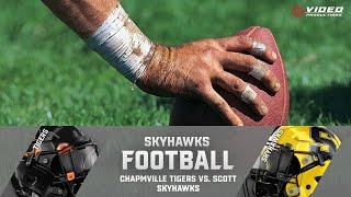 CHAPMANVILLE TIGERS VS SCOTT SKYHAWKS  WV HS FOOTBALL [upl. by Aenad647]