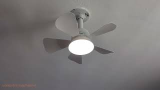 Unboxing and review of the Amazon LBNWY Socket Fan Light Ceiling Fans with Lights and Remote [upl. by Cadel]