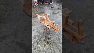 রাজু রাগের মাথায় এটা কি বানিয়ে দিল 😱hand crafts  wood  woodworking art skill shorts [upl. by Ahsenev]