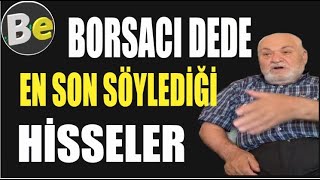 borsacıdede İyi bilanço gelirse o hisseyi 100 bin lot yaparım demişti O hissenin bilançosu geldi [upl. by Colner]