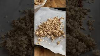 Homemade Granola asmrsounds shorts cooking [upl. by Barny]